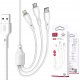 Kabel USB Hello Case USB-C - microUSB 1 m Biały (CABL0045) 1