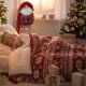 Dekoracja świąteczna SASKA CHRISTMAS Gnom dekoracyjny na teleskopach 38-88CM czerwony 6