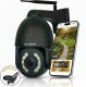 BEZPRZEWODOWA OBROTOWA ZEWNĘTRZNA KAMERA WIFI 8MPX UHD 5X ZOOM APLIKACJA IR 1