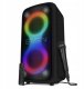 Głośnik Sven Głośnik PS-1000, czarny (180W, TWS, Bluetooth, FM, USB, wyświetlacz LED, 8000mA*h) 1
