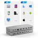 Stacja Dokująca Hub USB-C 16w1 2x HDMI 4K 60Hz Display Port 1.4 USB SD Jack 11