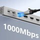 Stacja Dokująca Hub USB-C 16w1 2x HDMI 4K 60Hz Display Port 1.4 USB SD Jack 3