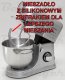 Robot kuchenny Germin Robot kuchenny mikser planetarny BERLINGER Mocny 1500W 5,5L 4 mieszadła 10