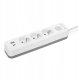 Montis Przedłużacz elektryczny biało-szary 3-gniazdowy z USB 3m MT185-WG-3 2