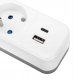 Montis Przedłużacz elektryczny biało-szary 3-gniazdowy z USB 3m MT185-WG-3 8