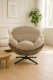 Mebel Elite Fotel wypoczynkowy Milo taupe velvet 3D obrotowy stylowy do salonu 11