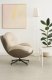 Mebel Elite Fotel wypoczynkowy Milo taupe velvet 3D obrotowy stylowy do salonu 9
