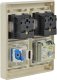 Javel Support 2M czteromodułowy 138x71x11,7mm czarny JL-04-S2M-1 6