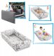 Tomy ŁÓŻECZKO TRAVEL NODE ZEBRA I LEW 5