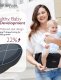 Momcozy HIP SEAT BABY CARRIER BLACK MEDIUM 2