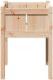 Drewutnia vidaXL Doniczka ogrodowa Lite drewno sosnowe 50 x 50 x 70 cm 4