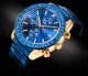 Zegarek Giewont Zegarek Męski Chronograph Sapphire Niebiesko Miedziany GW8720-B5 2