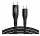 Kabel USB Mobile Origin USB-C - USB-C 1.5 m Czarny (MO-100WDC-CB2) 1