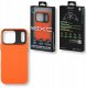 Yaxo Etui na telefon Leather Gear Slim Case MagSafe iPhone 17 Pro Magma Orange 6