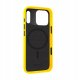 Yaxo Etui na telefon Leather Gear Slim Case MagSafe iPhone 17 Pro Max Honey Yellow 3