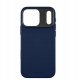 Yaxo Etui na telefon Leather Gear Slim Case MagSafe iPhone 17 Pro Dusky Blue 1