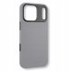 Yaxo Etui na telefon Leather Gear Slim Case MagSafe iPhone 17 Pro Max Bohemian Gray 8