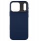 Yaxo Etui na telefon Leather Gear Slim Case MagSafe iPhone 17 Pro Max Dusky Blue 1