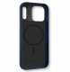 Yaxo Etui na telefon Leather Gear Slim Case MagSafe iPhone 17 Pro Max Dusky Blue 3