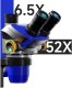 Mikroskop Stereo Triocular Mechanic Super X Pro B11 6.5X52X 2