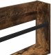 vidaXL Regał na gazety z półką wędzony dąb 60 x 12 x 30 cm 8