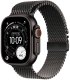 Smartwatch Apple Watch Ultra 3 GPS + Cellular 49mm Black Titanium / Titanium Milanese Loop L Czarny  (MF1T4QP/A) 1