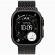 Smartwatch Apple Watch Ultra 3 GPS + Cellular 49mm Black Titanium / Titanium Milanese Loop L Czarny  (MF1T4QP/A) 2