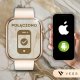 Smartwatch VESS SMARTWATCH ZEGAREK DAMSKI ZŁOTY WODOODPORNY SMS ROZMOWY PL MENU + 4 PASKI 4