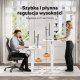 Biurko SENSE7  Rama biurka elektrycznego Nojo Light Biała 3