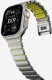 NOMAD Stratos Band - tytanowa bransoleta do Apple Watch 49mm z FKM (natural titanium, volt FKM) 7