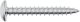 Wąż do pralki i zmywarki vidaXL Wkręty Drewniane 2 pcs srebrny M4 x 28 mm Stal 4