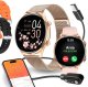 SMARTWATCH DAMSKI ZEGAREK WODOODPORNY PL MENU ROZMOWY SMART WATCH + 4 PASKI 1