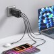 TECH-PROTECT NC240W-GAN 4-PORT NETWORK CHARGER PD 240W / QC3.0 BLACK 6