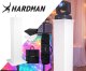 Hardman Biały totem 100-175cm PTS23W statyw sceniczny Dj z akcesoriami one size 2