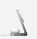 Ładowarka Nomad Goods Inc. NOMAD Stand One - bezprzewodowa ładowarka Qi2,2 25W do dwóch urządzeń kompatybilna z MagSafe, 4 gen. (silver) 3