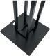 Hardman Czarny totem 100-175cm PTS25B-TV z akcesoriami one size 2