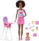 Lalka Barbie Mattel Skipper: Klub opiekunek - zestaw z bobasem i krzesełkiem do karmienia (JJB45) 1