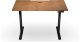 Biurko Endorfy Atlas S Electric Dark Wood Ciemnobrązowe 114 cmx60 cm 5
