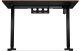 Biurko Endorfy Atlas S Electric Dark Wood Ciemnobrązowe 114 cmx60 cm 9