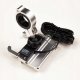 Uchwyt motocyklowy na telefon z szybką ładowarką USB - R10-metal - srebrny 4