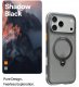 TORRAS Ostand Spin Air - etui do iPhone 17 Pro Max kompatybilne z MagSafe (shadow black) 6