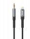 BWOO kabel AUX 3.5mm - Lightning BO-AUX068 czarny 1