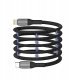 Maxlife kabel magnetyczny MXUC-11 USB-C - Lightning 1,0 m 27W czarny nylonowy 1