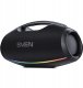 Głośnik Sven Portable speaker SVEN PS-990, czarny, power output 180W (RMS), TWS, Bluetooth, RGB backlight, Wodoodporny (IPx7), USB, Lithium battery, Baterija life – aż 16 hours 1