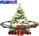 PlaySo Pociąg na choinkę Kolejka świąteczna 288cm PlaySo 699-128A 13