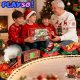 PlaySo Pociąg na choinkę Kolejka świąteczna 288cm PlaySo 699-128A 3