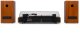 RP337W Vintage gramofon z bezprzewodowymi głośnikami BT Drewno one size 6