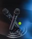 Głośnik AMT Zestaw Karaoke 400W Głośnik Bluetooth + 2 Mikrofony Bezprzewodowe LED 5