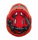 Kask rowerowy fullface dziecięcy Wozinsky z tylną lampką USB S - czerwono-żółty 3