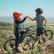 Kask rowerowy fullface dziecięcy Wozinsky z tylną lampką USB S - czerwono-żółty 4